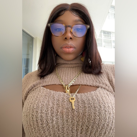 💯 - New Authentic Tom Ford FT5783-D-B 053 47 Shiny Classical Havana/T Logo E… - Picture 1 of 14